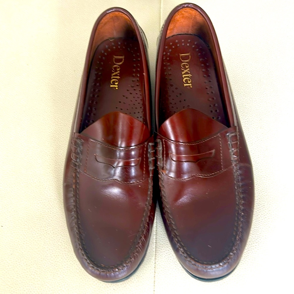 Dexter Leather Men’s Penny Loafers 11 1/2D Cordovan Preppy Classic Slip On